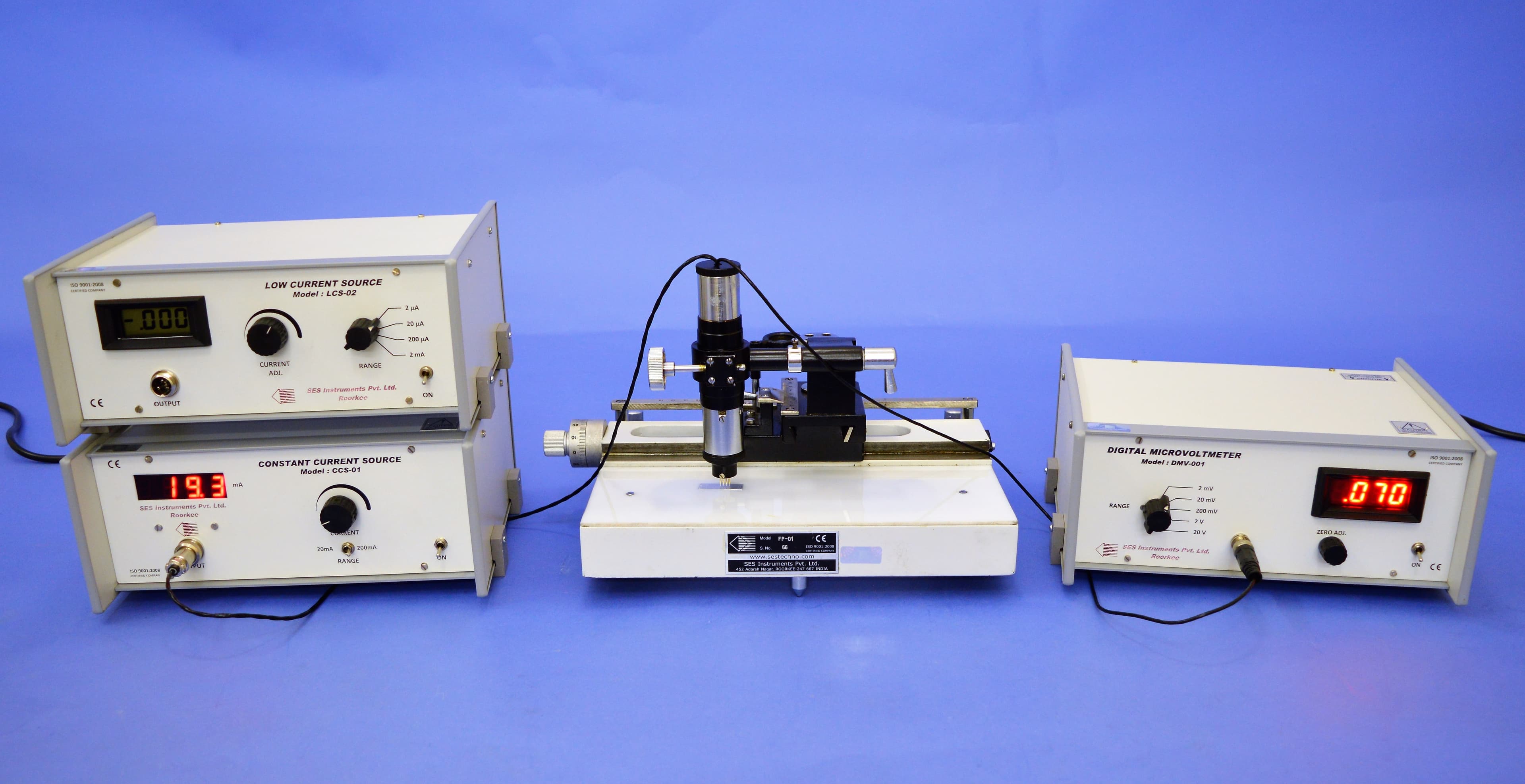 Four Probe Set-up for Mapping the Resistivity of Large Samples (FP-01) (Model FP-01)