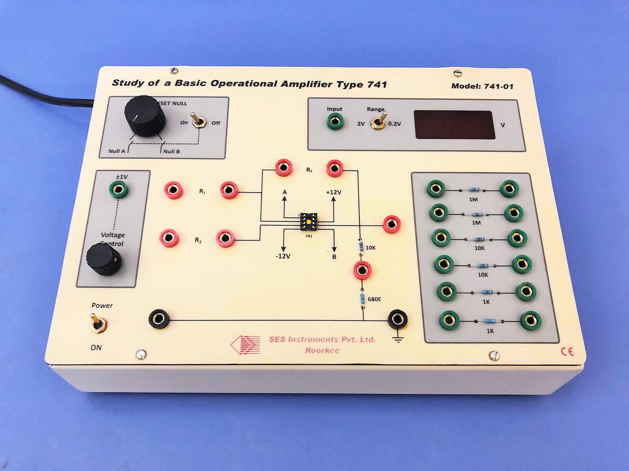 Operational Amplifier Characteristics (741) (Model 741-01)