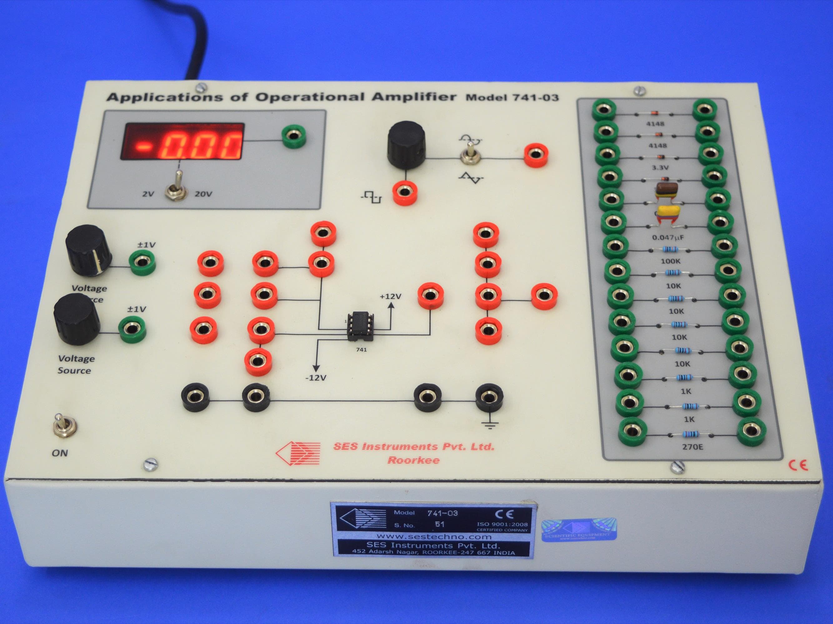 Study of Op Amp 74l Applications (741-03) (Model 741-03)