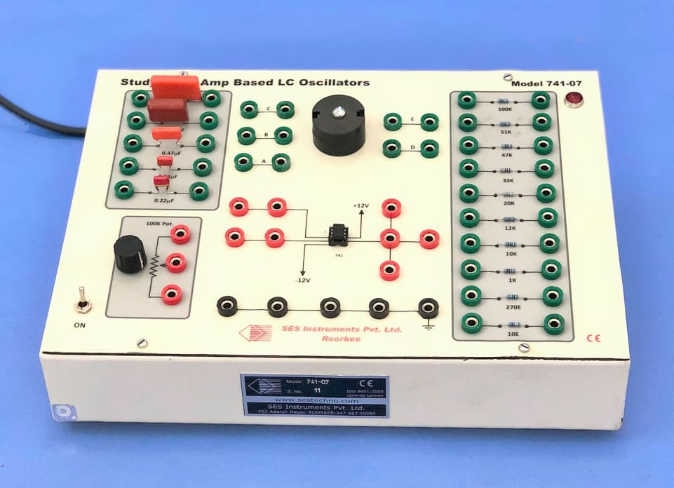Study of Op Amp Based LC Oscillators (741-07) (Model 741-07)
